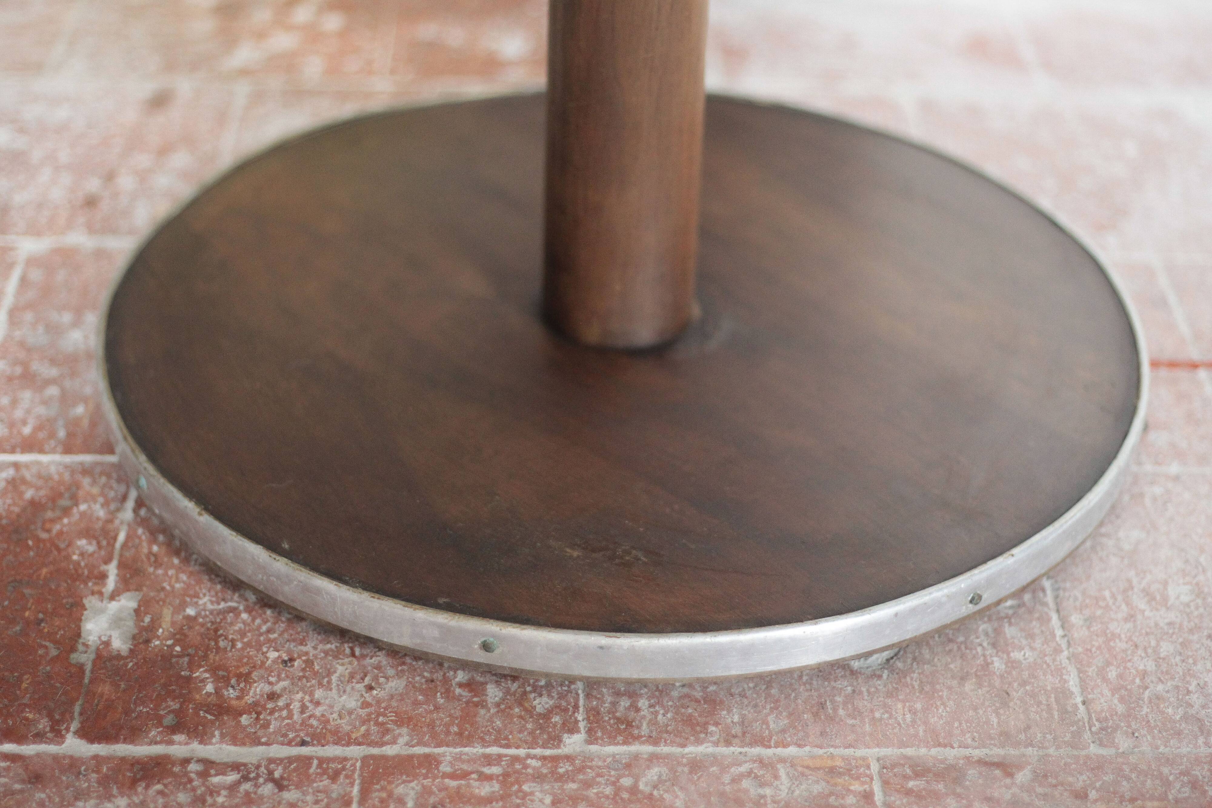 Vintage wooden floor lamp, reading table, carved wooden table, reading light