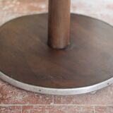 Vintage wooden floor lamp, reading table, carved wooden table, reading light