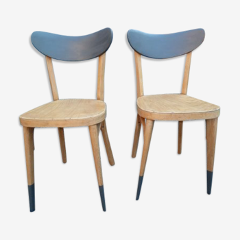 Paire de chaises bistrot