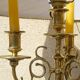 Copper candlesticks adapted as bedside lamps, the pair.