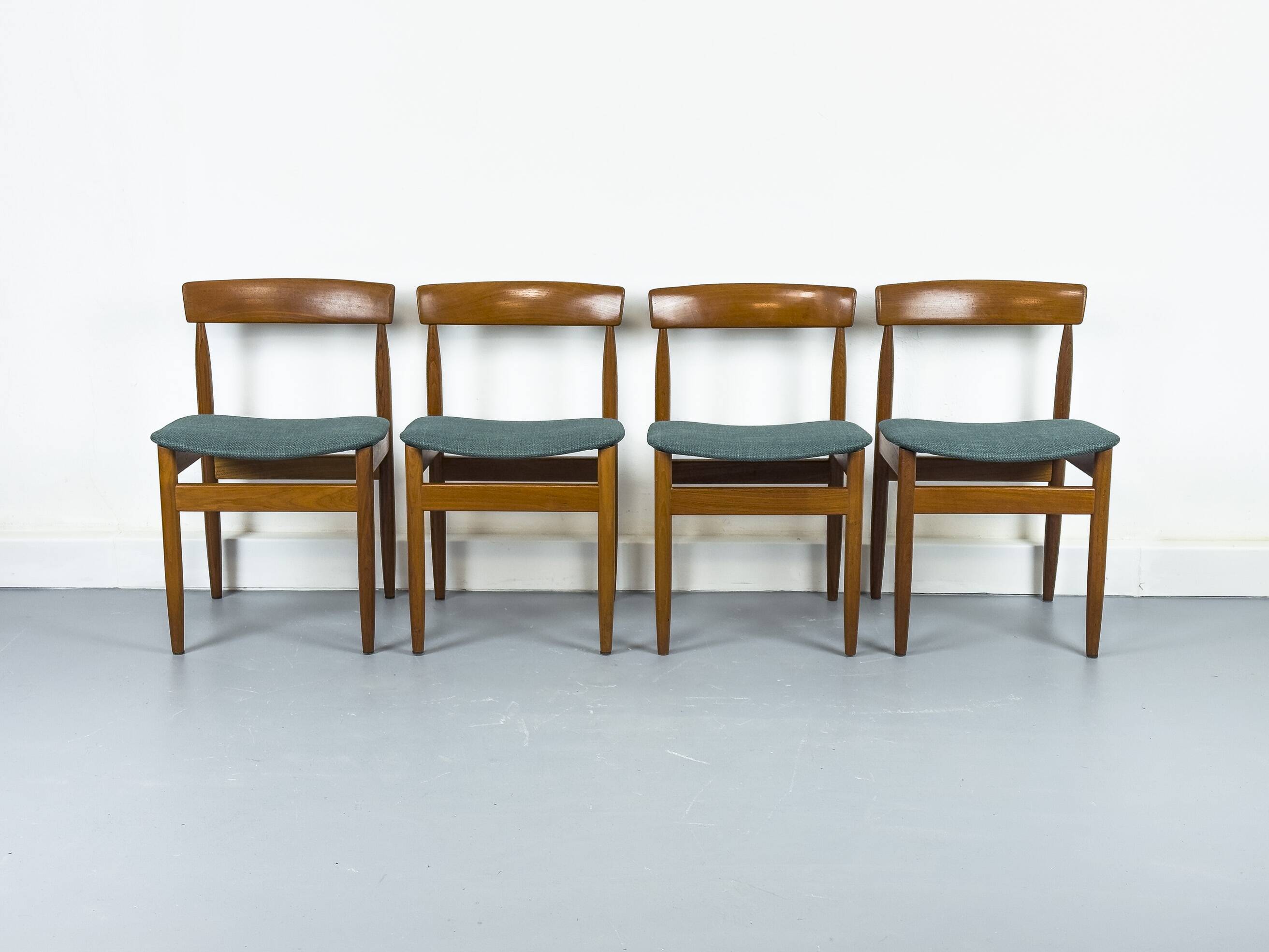 Teak dining chairs by Farsø Møbelfabrik, 1960s, set of 4.