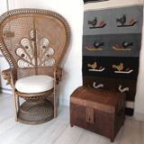 Emmanuelle peacock armchair from the 70s