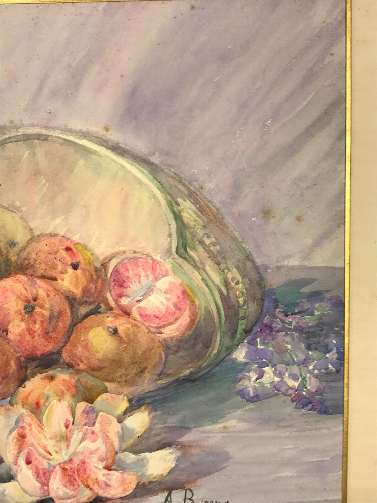 Aquarelle des années 1900 signé A. Bassée