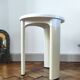 Vintage Space Age tripod stool in white plastic – Tatay, 1970s