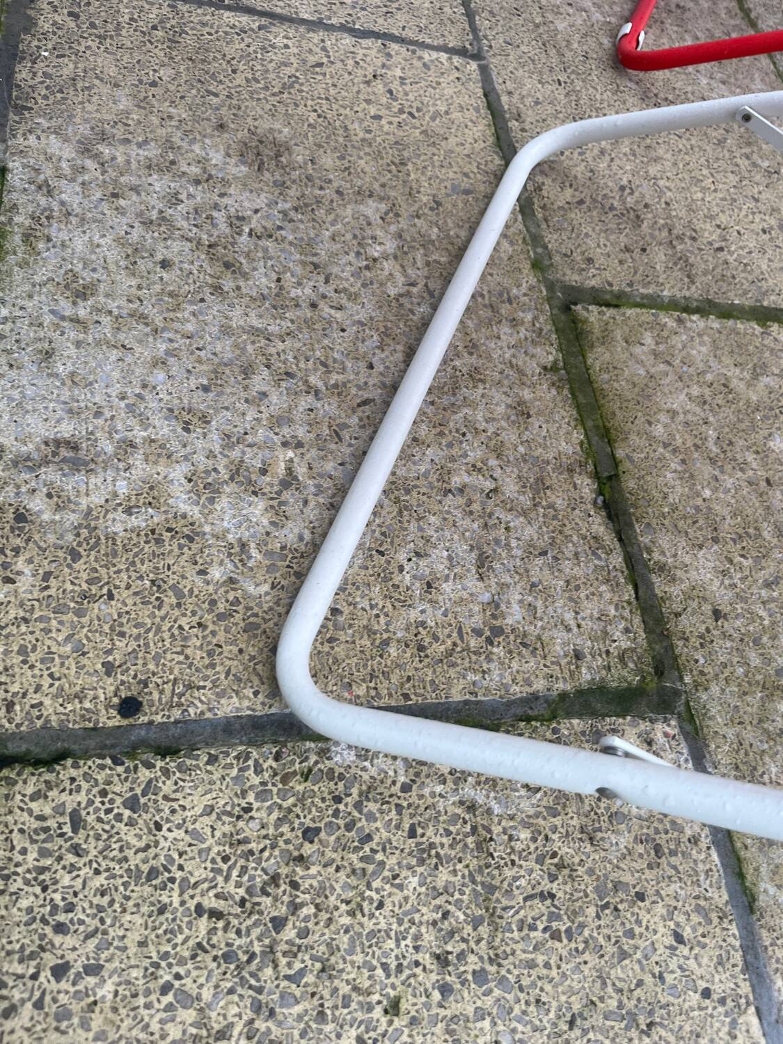 Bahama duo of deck chairs – EMU – Folding – Red and white