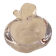 Apple-shaped glass trinket tray, 1970