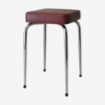 Tabouret vintage, Poelux Belgique 1960