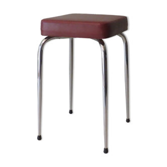 Vintage stool, Poelux Belgium 1960