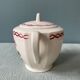 Vintage sugar bowl in half Badonviller porcelain