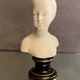 Bust of Louis Brongniart after Houdon in Limoges porcelain biscuit