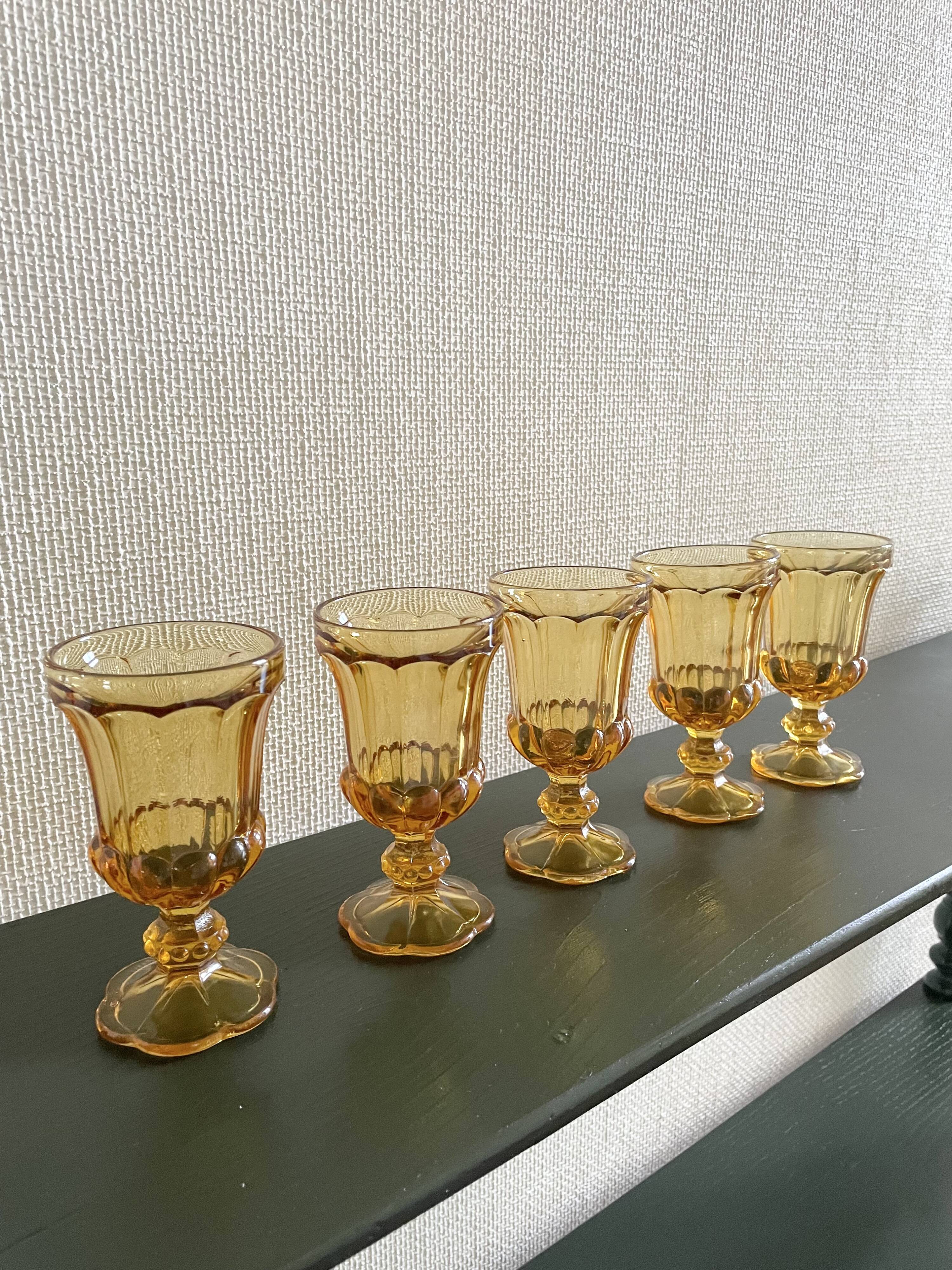 Verres ambrés