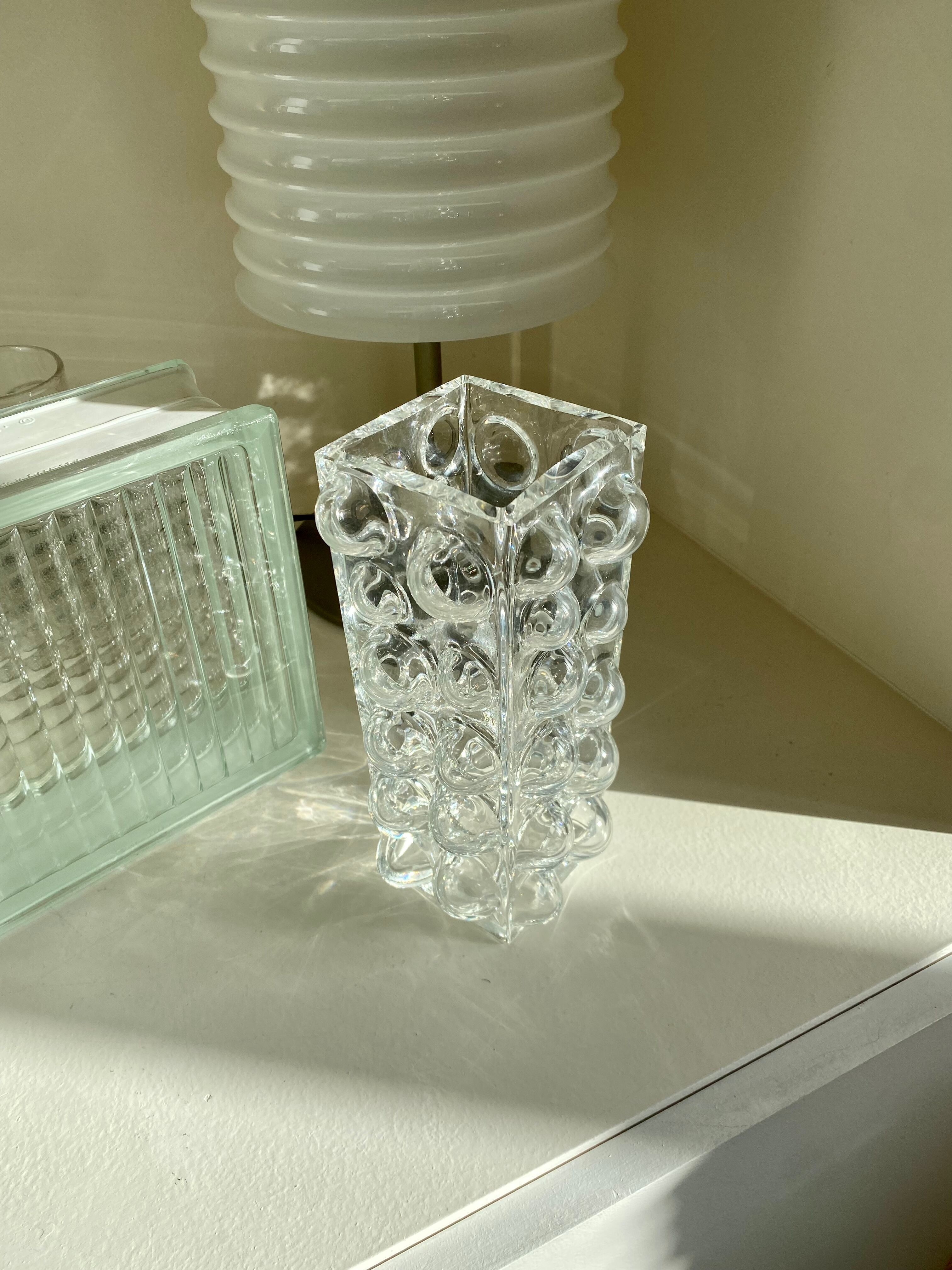 Vase bulles bubble Wilhelm Braun Feldweg pour Hirschberg vintage années 60