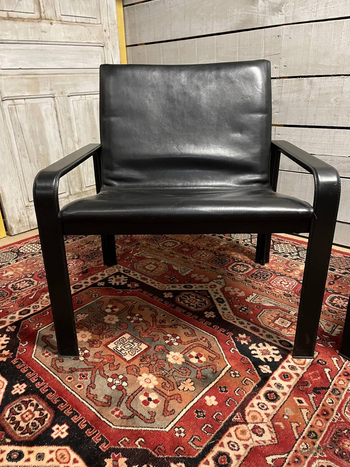 Pair of designer armchairs Matteo Grassi Italy