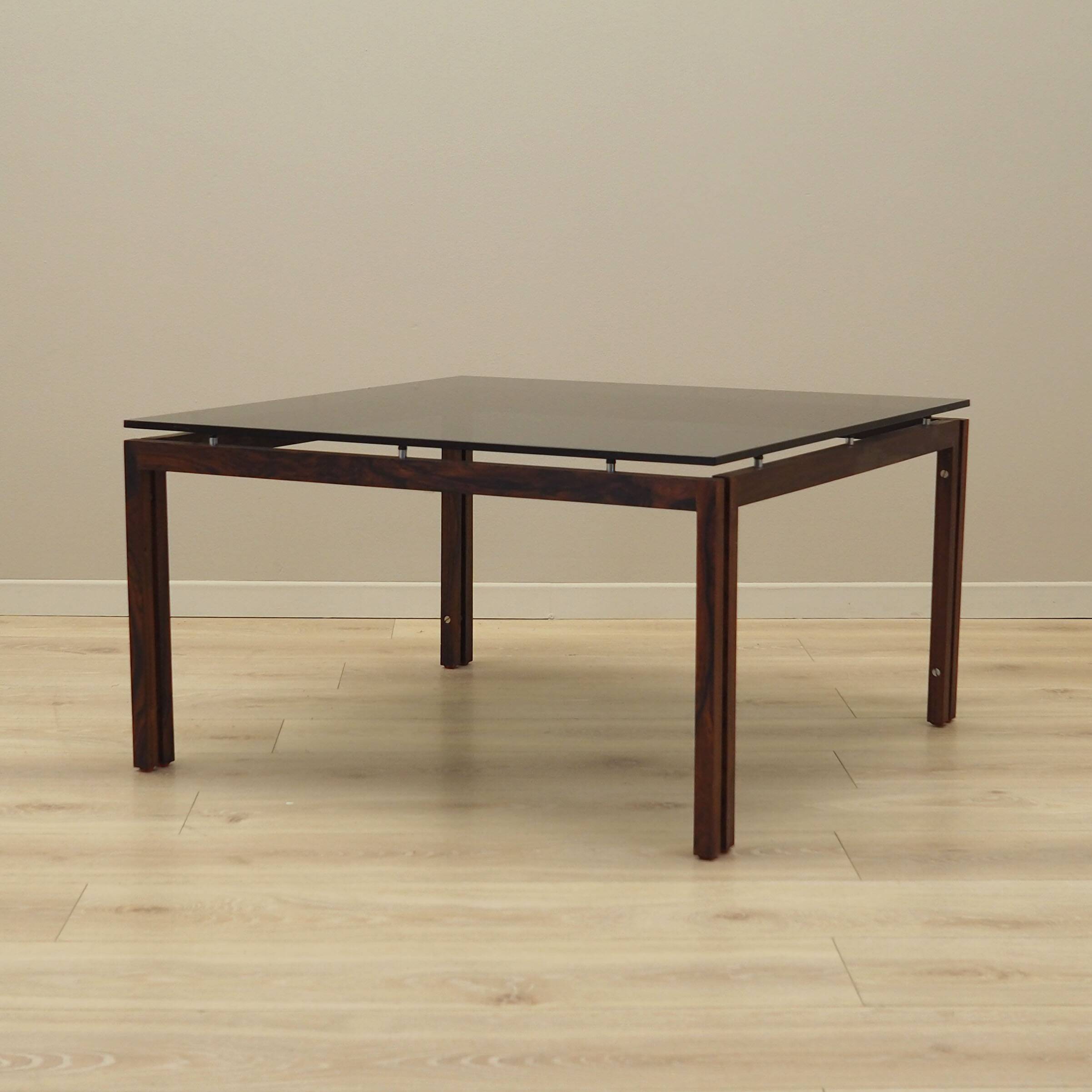 Rosewood coffee table, Danish design, 1970s, production: Denmark
