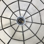 Suspension in mother-of-pearl and bamboo / wood 50s