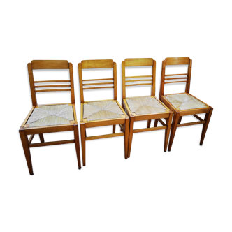 Set de 8 chaises reconstruction