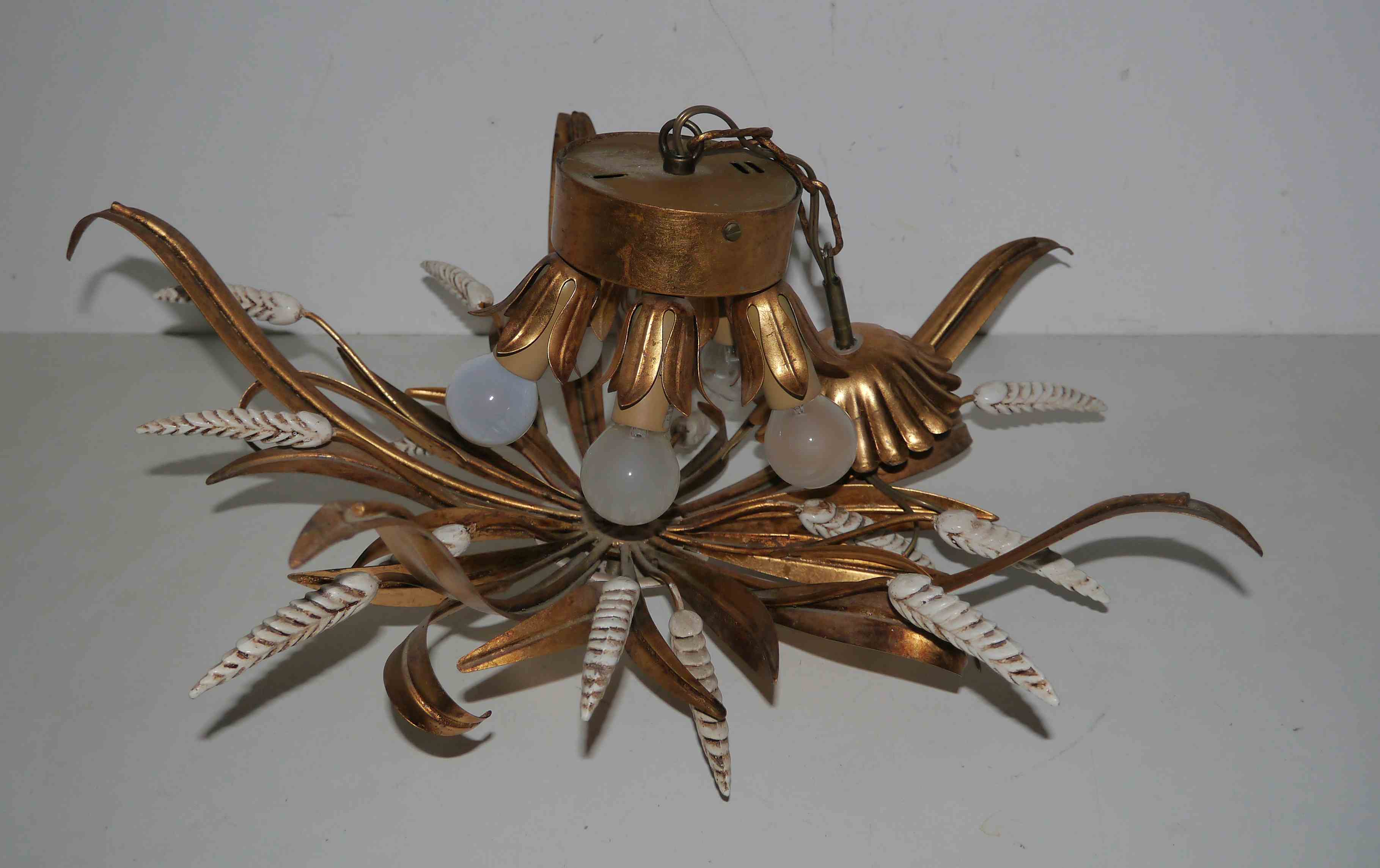 60's suspension lamp style ears of wheat