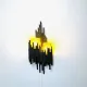 Brutalist Wall Lamp By Marcel Fantoni, Italy, 1960S