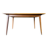 Authentique Table type Scandinave pieds compas Vintage années 50 en très bon état