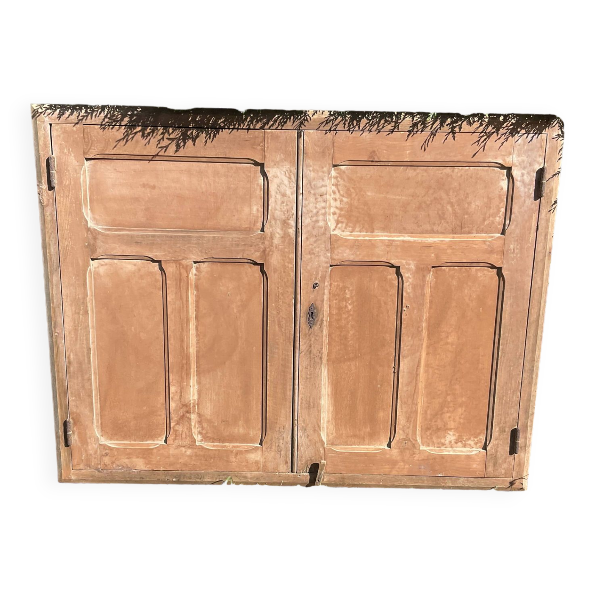 Recessed facade doors