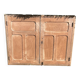 Recessed facade doors