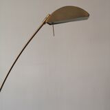Vintage brass reader lamp, 1960