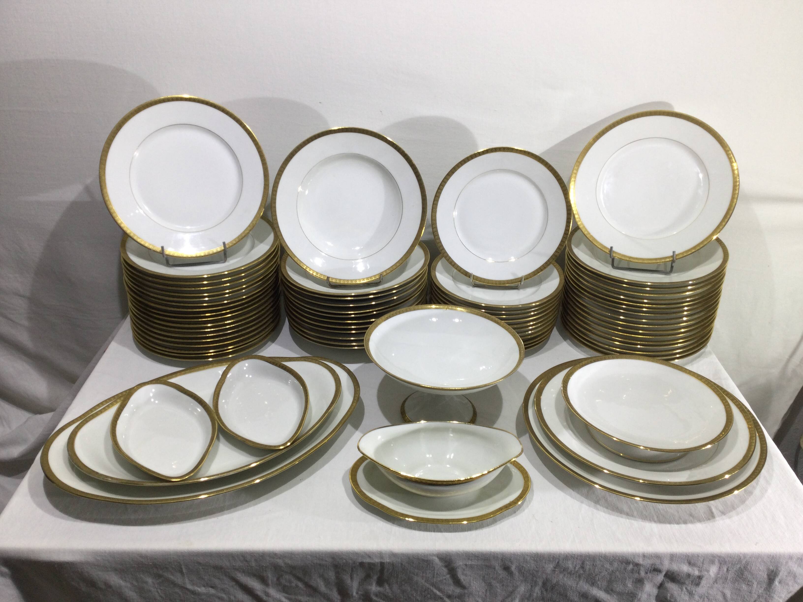 Paul Klotz Limoges porcelain table service