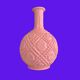 Vase soliflore rose original