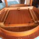 Vintage round extendable table