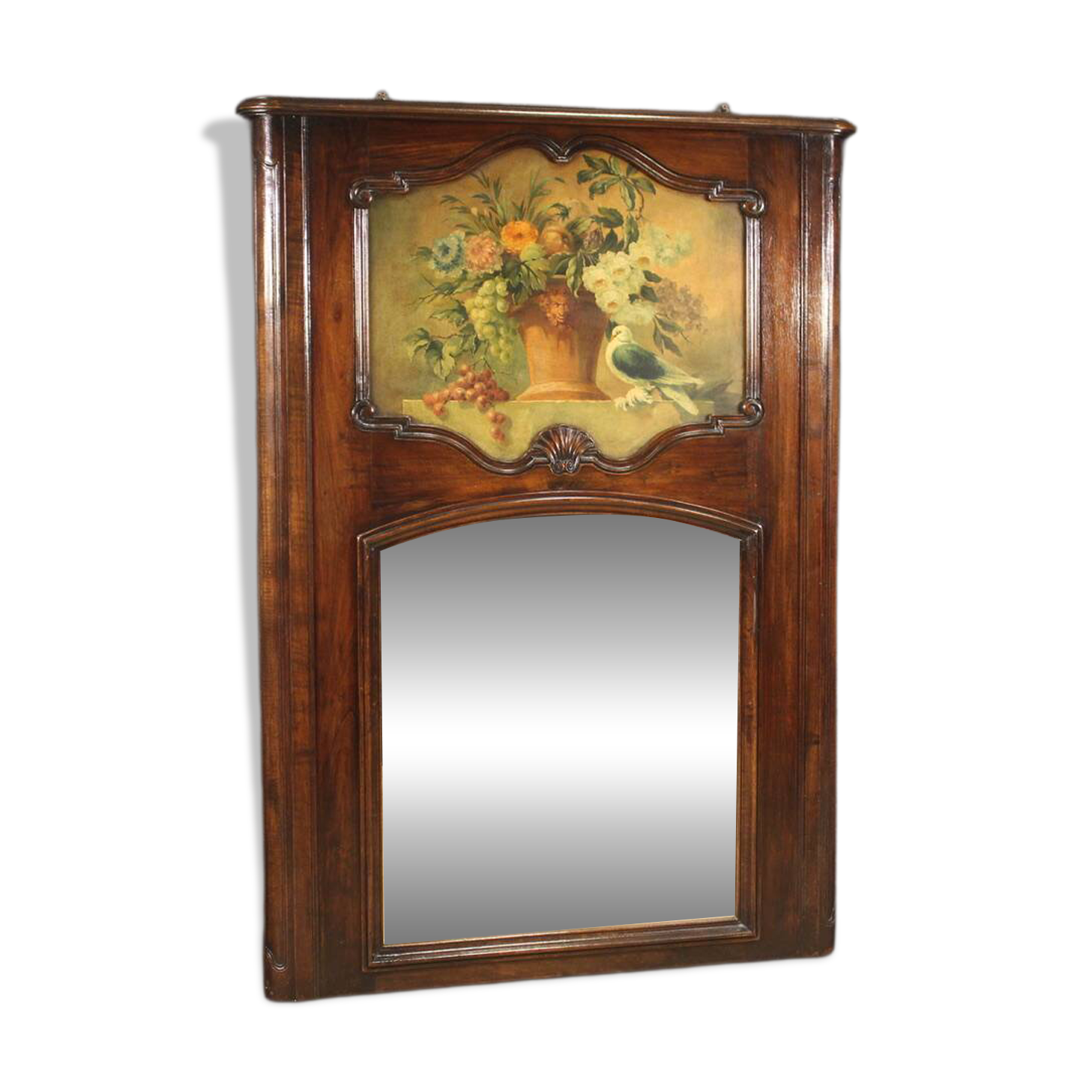 Miroir de cheminée italien du XXe siècle