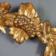 Ancient baroque frieze in carved and gilded wood, Italy, 18th century.