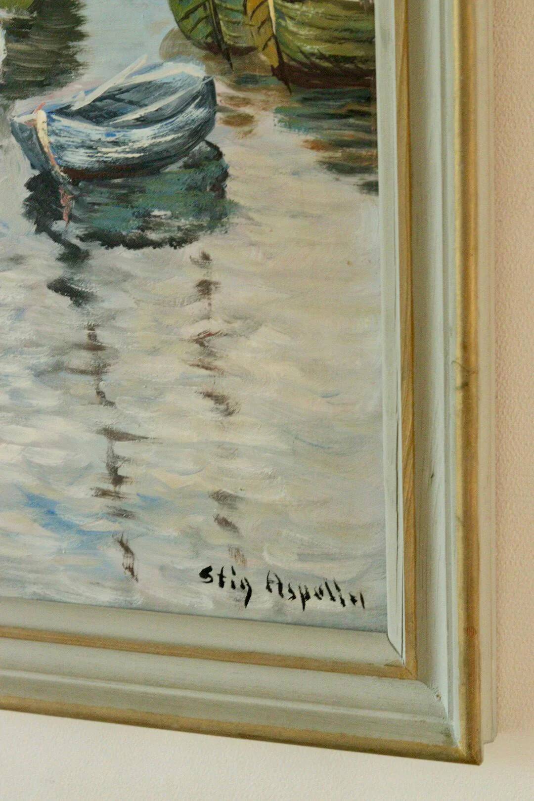 "Bateaux dans le port" by Stig Aspelin