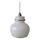 White opaline pendant light