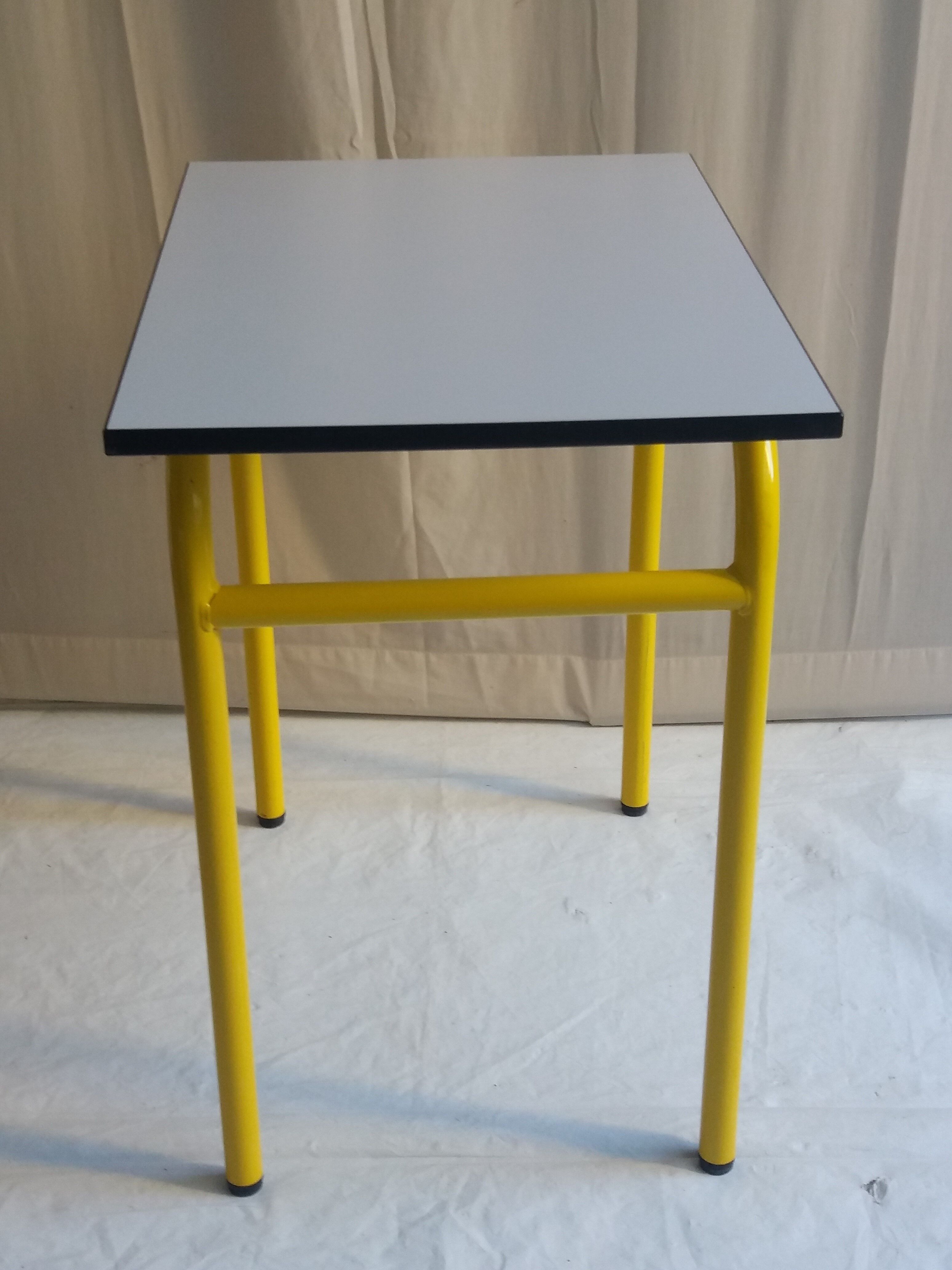 Vintage yellow desk and chair