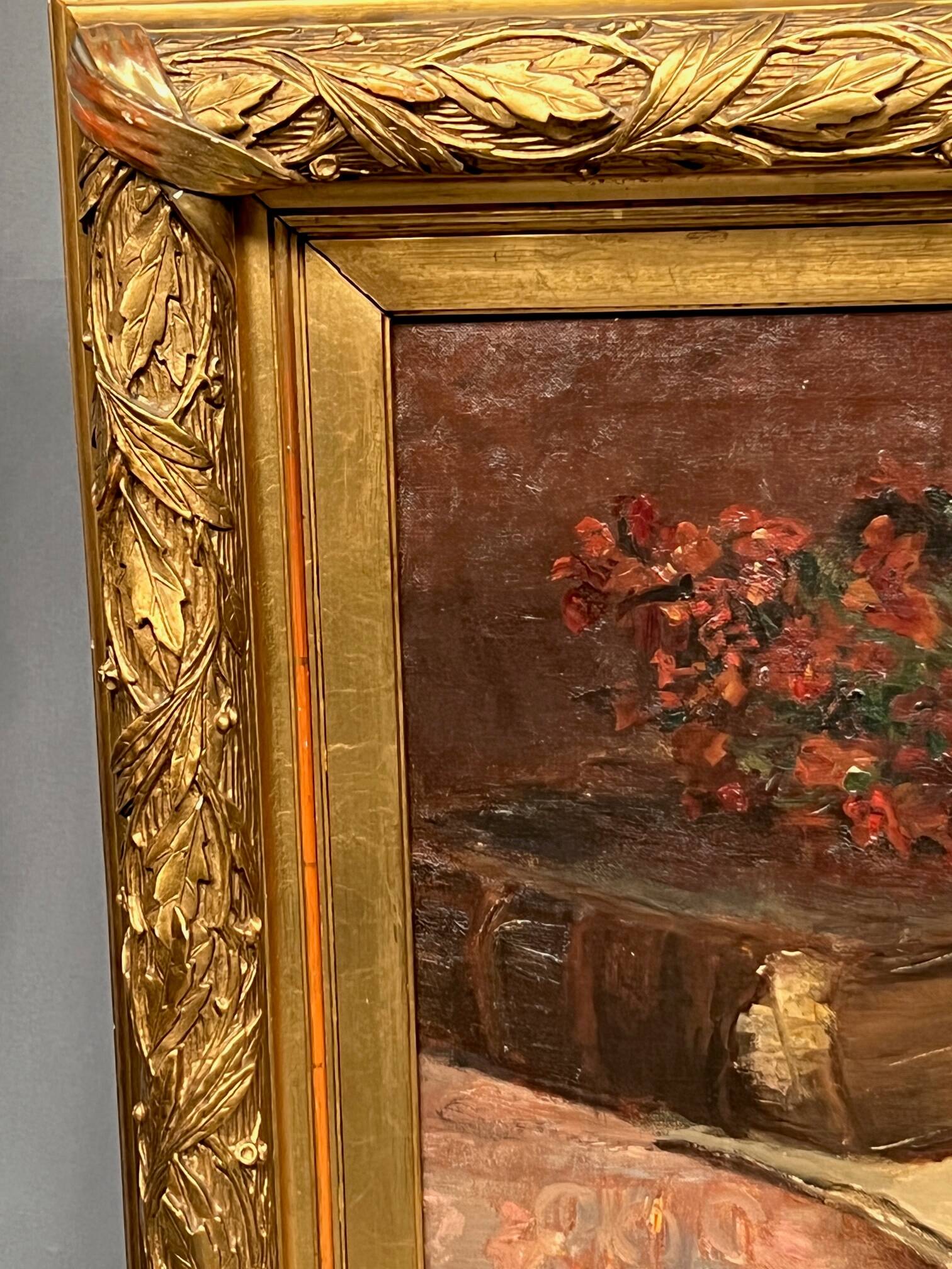 Mr. Van Der Borght. “Still life with flowers.”