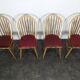 Set of 4 pine chairs