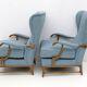 Pair of Paolo Buffa Mid-Century Modern Italian Bouclè Armchairs by Framar