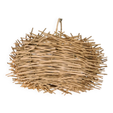 Rattan pendant in the shape of a nest