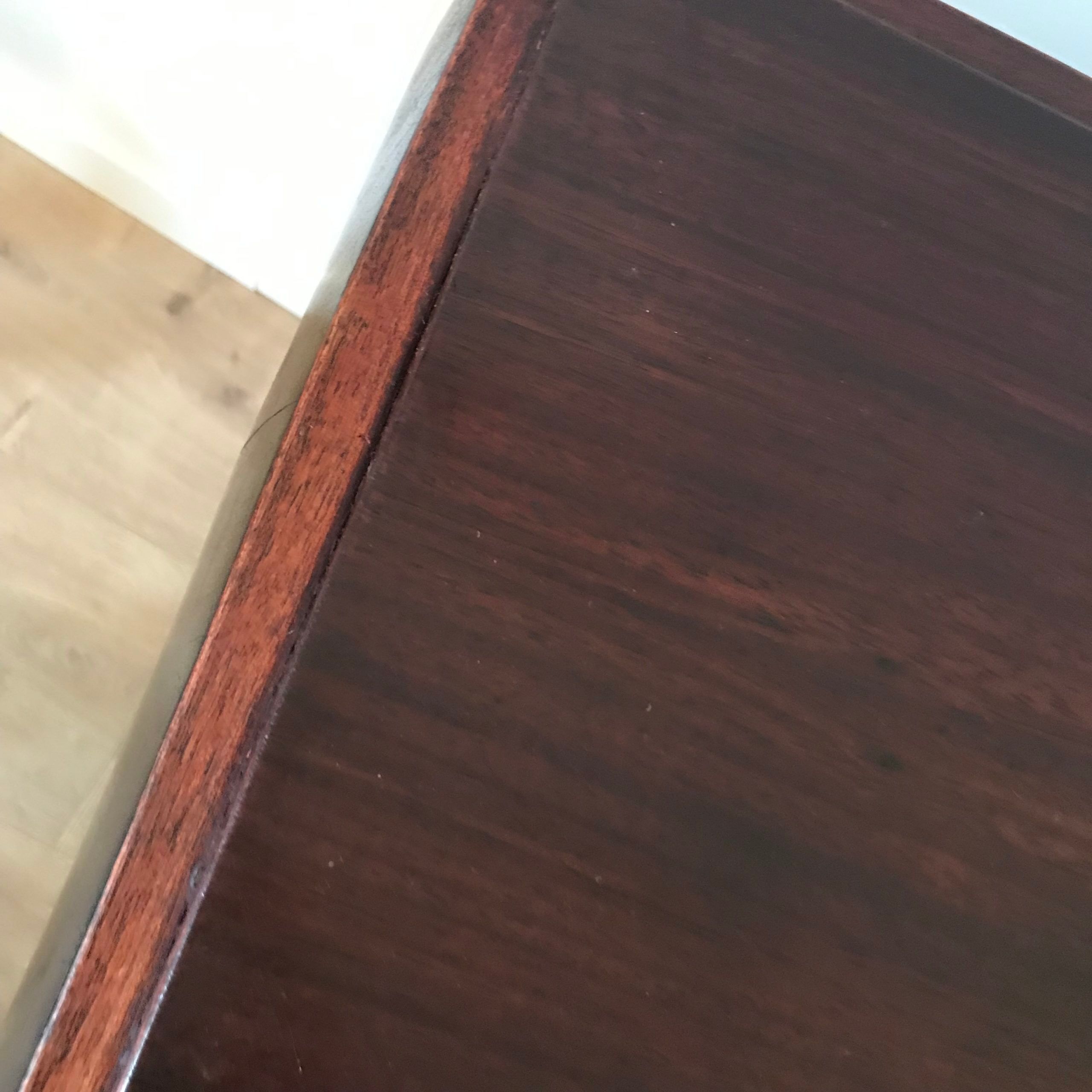 Pair of bedside tables mahogany nightstands pair