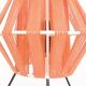 Tripod lamp in metal and red acrylic ribbon, 1950s-1960s