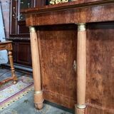Empire style row in mahogany and oak veneer