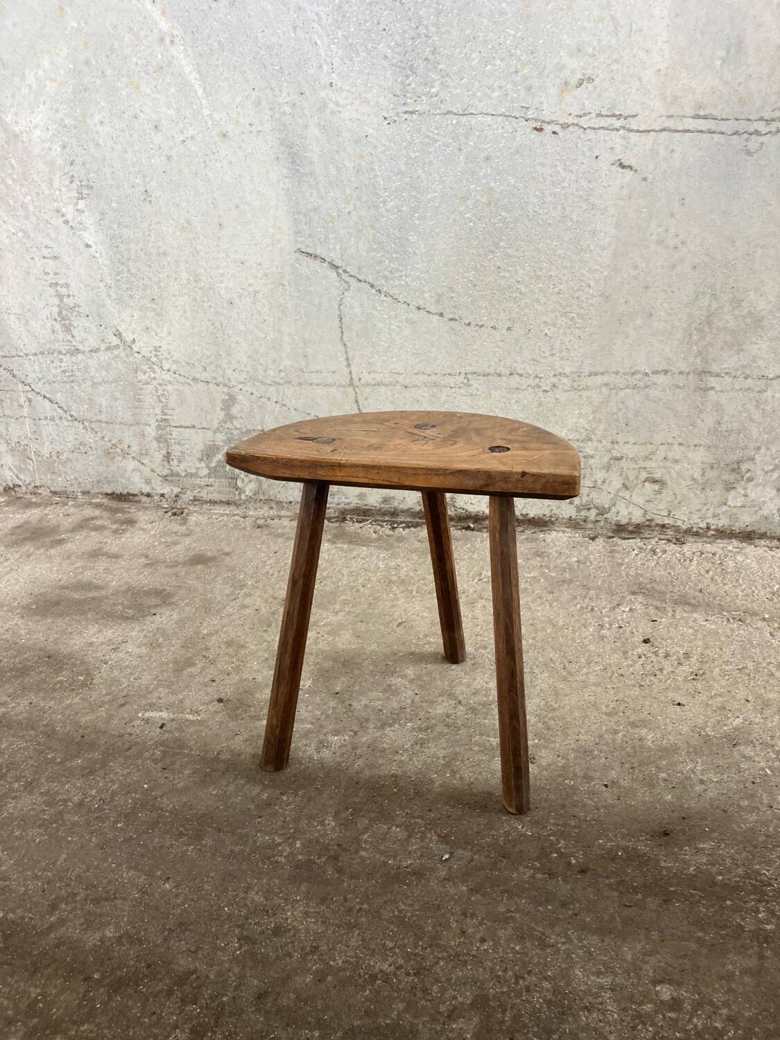 Brutalist tripod stool