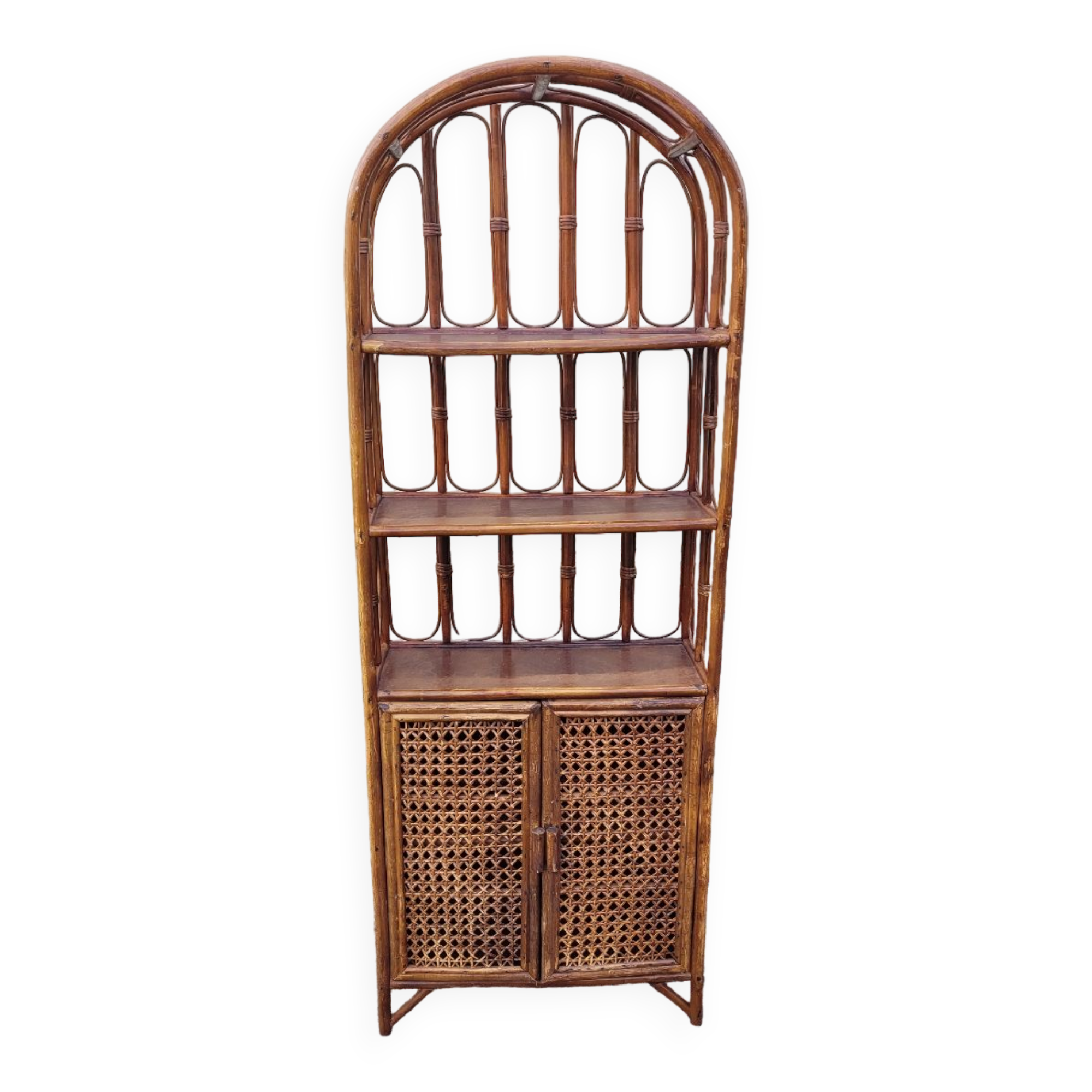 Vintage library shelf