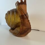 Snail Design Table Lamp - Marzio Cecchi, Murano glass 1960