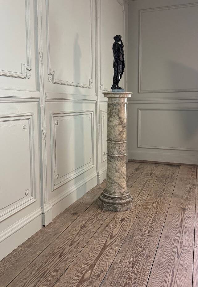 Alabaster column, around 1880
