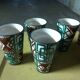 6 glasses, ceramic mugs, vallauris dominique baudart