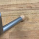 Free-standing coat rack in metal and wood 1980 1990