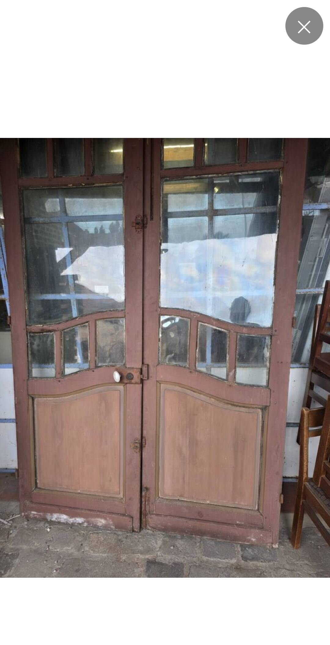 Pair of old Art Nouveau doors