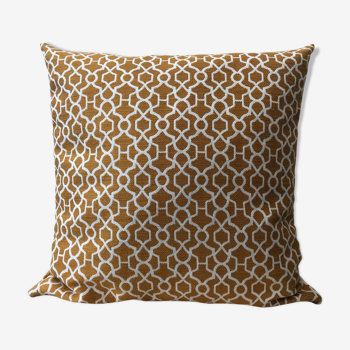 Coussin ocre