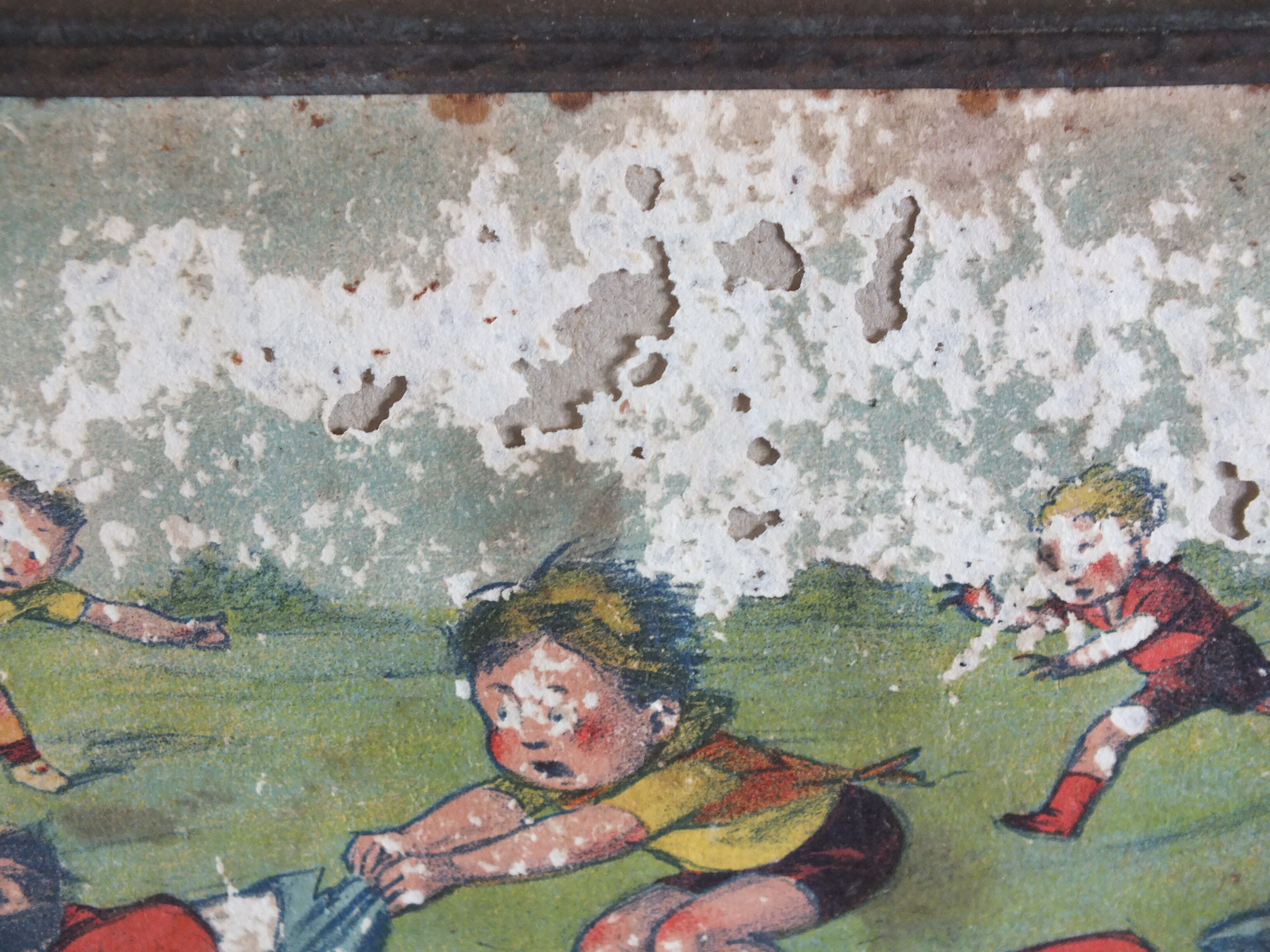 Triptych mirror 42x15cm